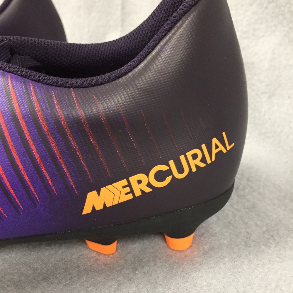 Nike Mercurial Victory VI FG Purple Orange Soccer Cleats 831959-585 Mens 11.5 - Picture 3 of 9